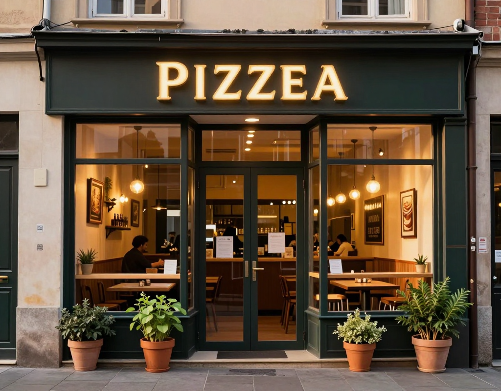 Facciata del locale