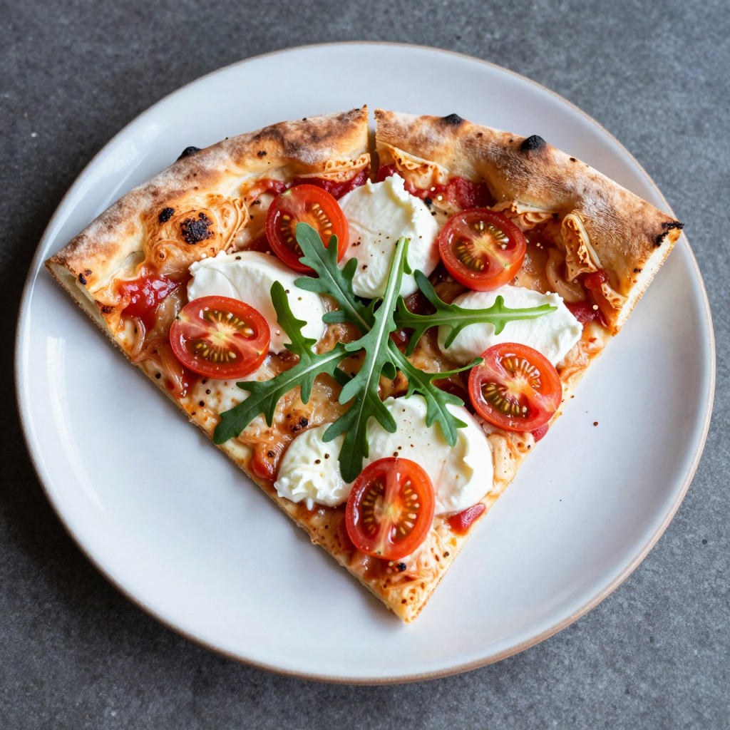 Pizza con Bufala e Pomodorini